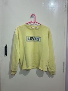 Levi&#39;s Yellow Sweatshirt