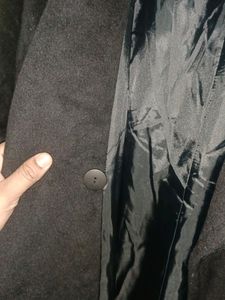 Loverich Black Long Coat