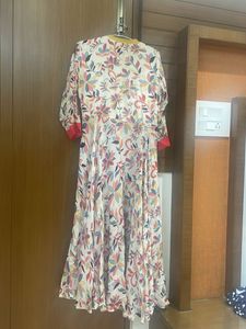 Floral Print Kurta
