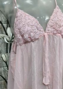 Pink Babydoll Lingerie