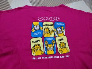 Pink Garfield Tee