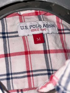 Checked Button-Down Shirt New