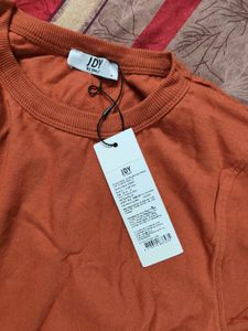 Only Cotton Tshirt Dress With Side Slit