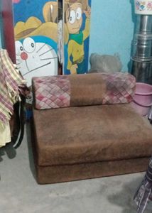 Foldable Sofa Bed - Brown
