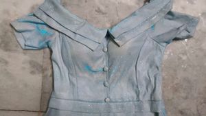 Sparkly Blue Occasion Dress