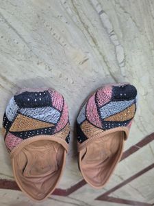 Colorful Embroidered Flats