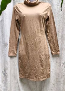 3438. Bodycon Mini Dress - Long Sleeves