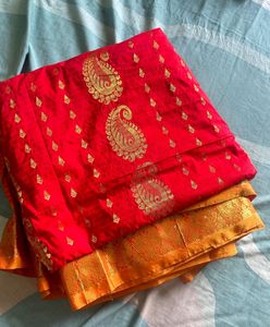 Festive Wear Double shade saree🤩