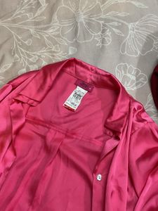 Hot Pink Oversized Shirt