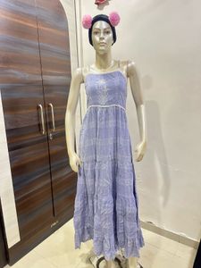 Lavender Tiered Maxi Dress