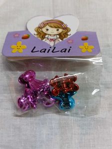 Kids' Hair Clips &amp; Handkerchief Set