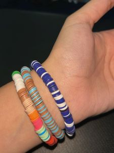 Funky Heishi Bracelet Set