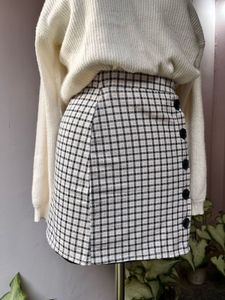 Plaid Mini Skirt