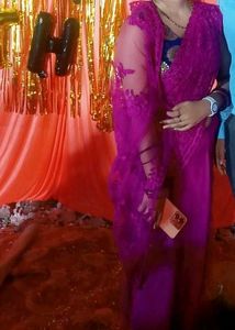 2 saree combo with single blouse