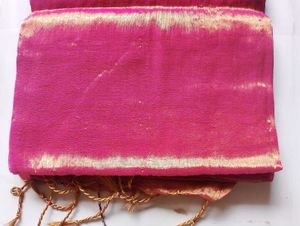 Tissue Silk Pink Saree