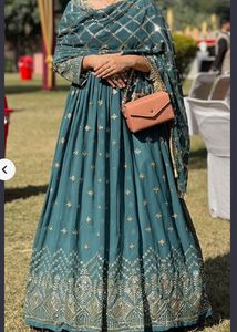 Heavy Embroidery Anarkali Georgette Suit