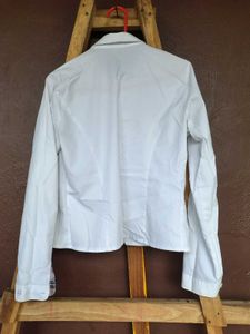 White Combo Button Shirts (Set of 2)