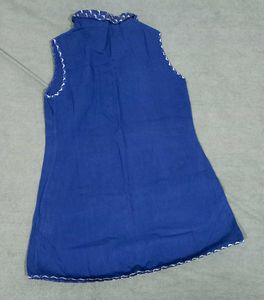 Blue Sleeveless Top