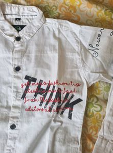 BOYS - 5-6 Years - Pure COTTON Shirt