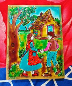 Glass Painting(Wall Hanging)