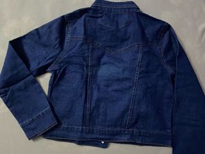 Washed Button Down Denim Jacket