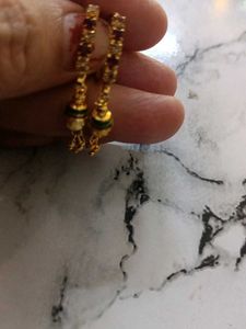 Sparkling Black Hoop Earrings Two pairs of earring