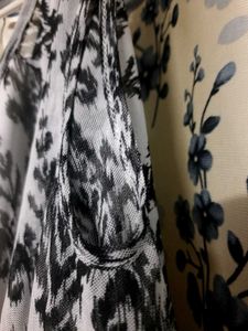 Off Shoulder Ikkat Tunic Top Xl Size