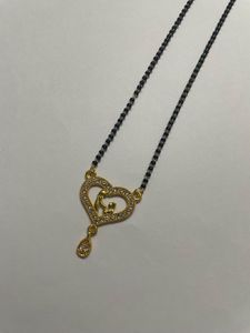 Golden Heart Shaped Mangalsutra
