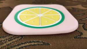 Cute Lemon Slice Coaster ( Pack Of 6 )
