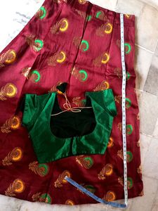 Elegant Art Silk Lehenga Choli Set Without Dupatta