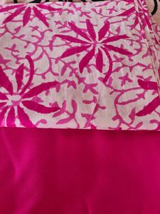 Pink Floral Fabric For Suit OR Cod Sets