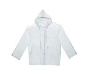 Clear Hooded Rain Jacket