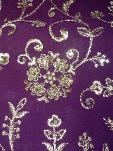 Purple Wedding Wear Suit Material