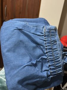 Wide Leg Denim Pants