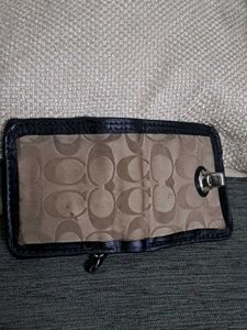 Coach Signature Turnlock Wallet