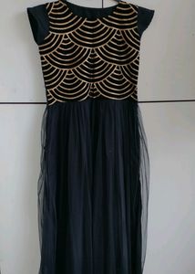Golden-Black Gown