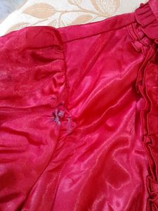 Baby Doll Top Y2k Cherry Cola Colour