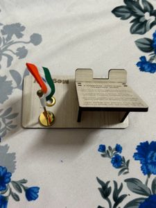 Table Decor Mobile Holder India Flag
