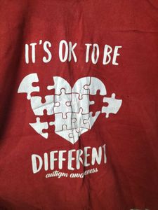 It&#39;s to Not Be Okay Red T-shirt. Casual Wear.