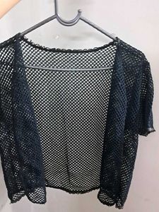 Crochet Black Cover-Up