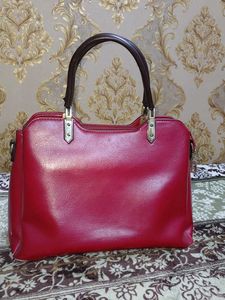 Stylish Red Handbag