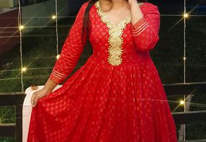 Beautiful Full Anarkali Kurti Gown Dress..