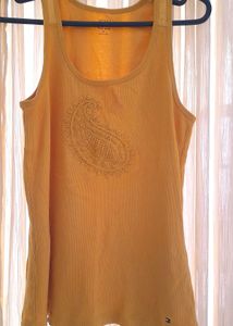 Tommy Hilfiger Hand Emb Rib Tank Top With Flaws