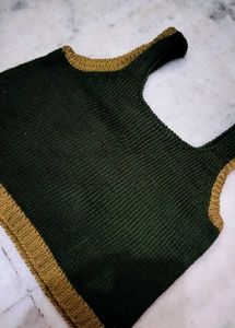 Floral Knit Top For Winter