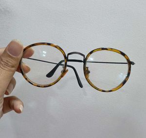Round Frame With Tiger Print