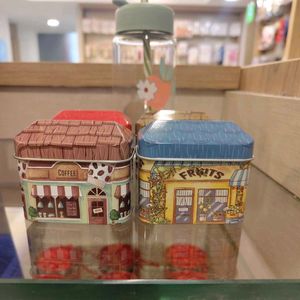 Home 🏠 Cafe Shaped Tin Containers