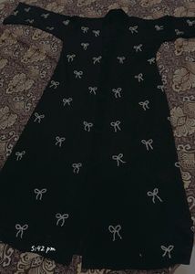 Bow Handwork Abaya