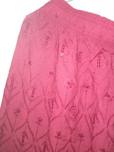 Cherry Coloured Dark Plazzo