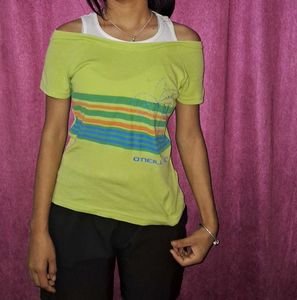 y2k green top