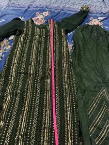 Green Pakistani Suit